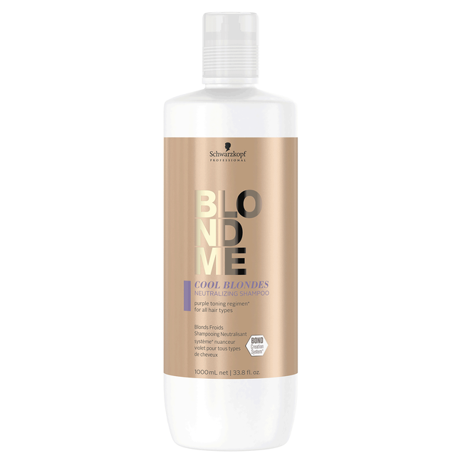 Schwarzkopf Blondme Neutralizing Shampoo Cool Blonde - 1 Liter image