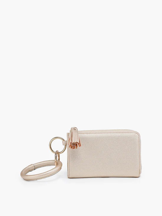 Jen &amp; Co. Liv Bangle Wristlet/Wallet - Gold image