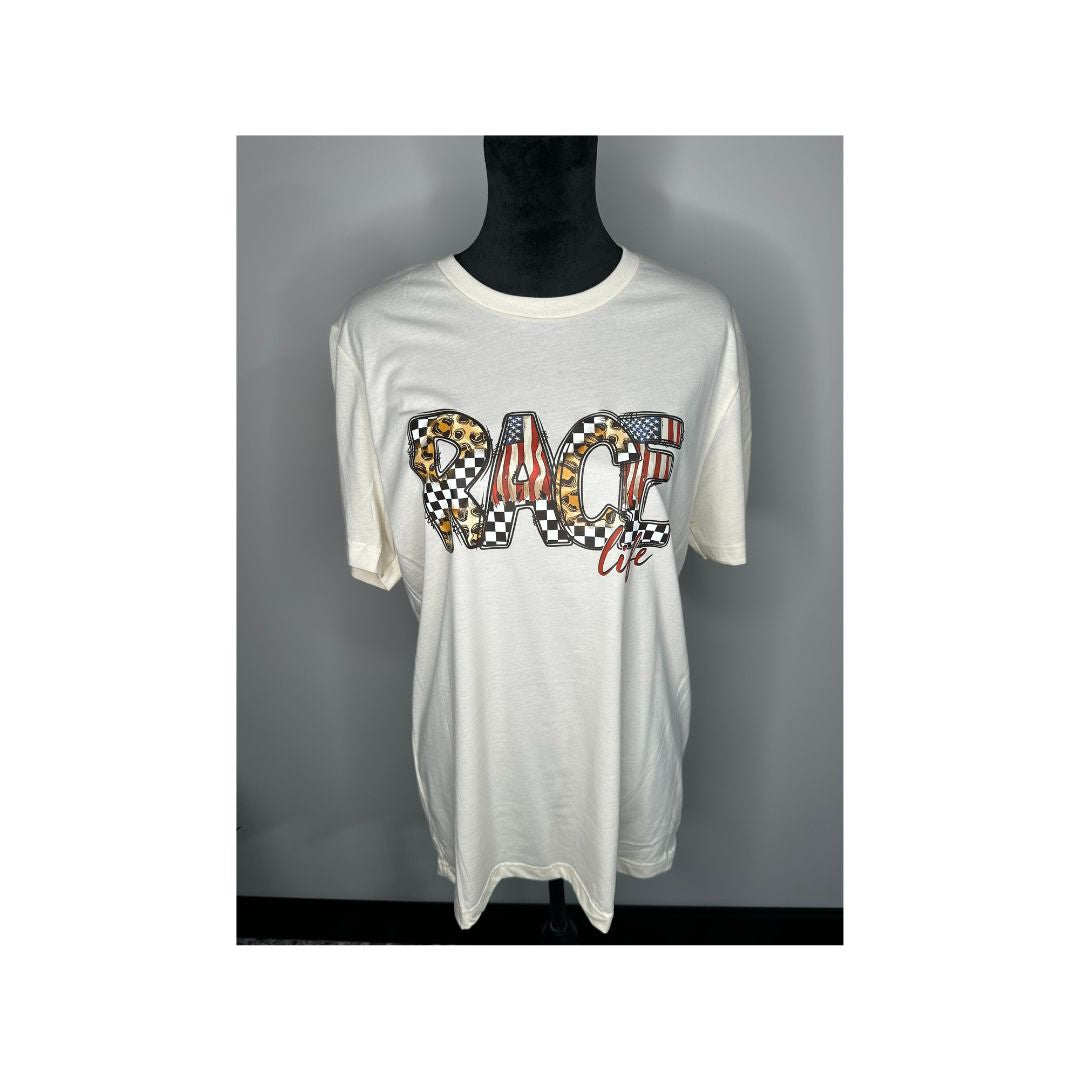 "Race Life" Graphic Tee image 0