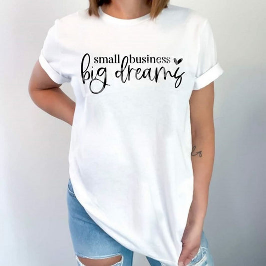 "Small Business Big Dreams" Graphic Tee image 0